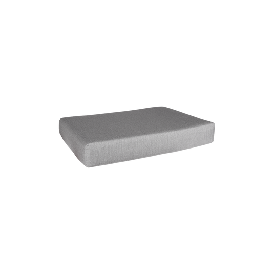 Fermob Bellevie 1-Seater Ottoman Cushion in Flannel Grey fabric