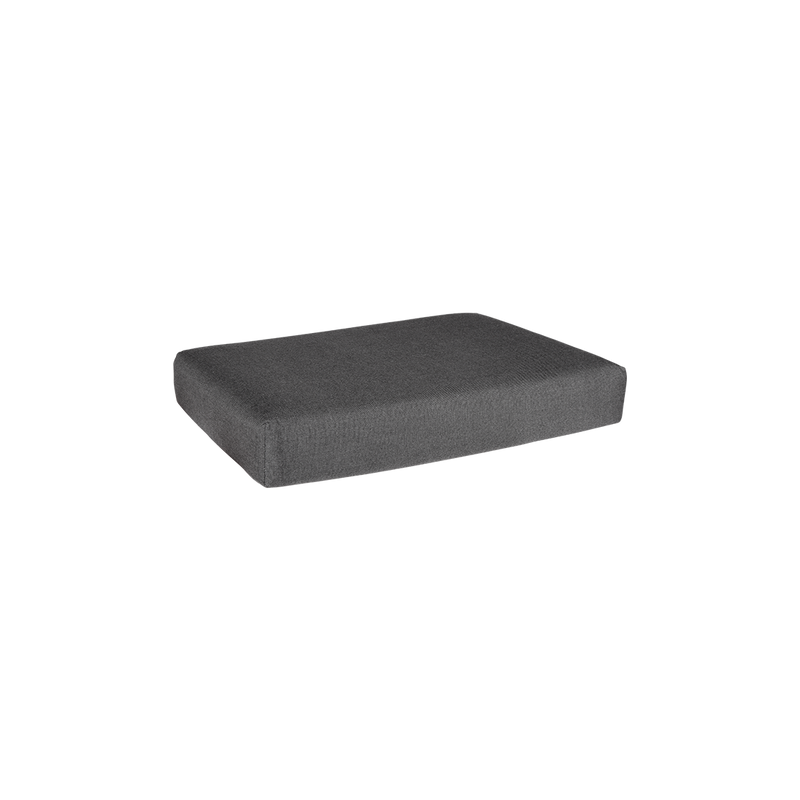 Load image into Gallery viewer, Fermob Bellevie 1-Seater Ottoman Cushion in Graphite Grey fabric
