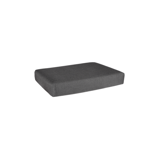 Fermob Bellevie 1-Seater Ottoman Cushion in Graphite Grey fabric