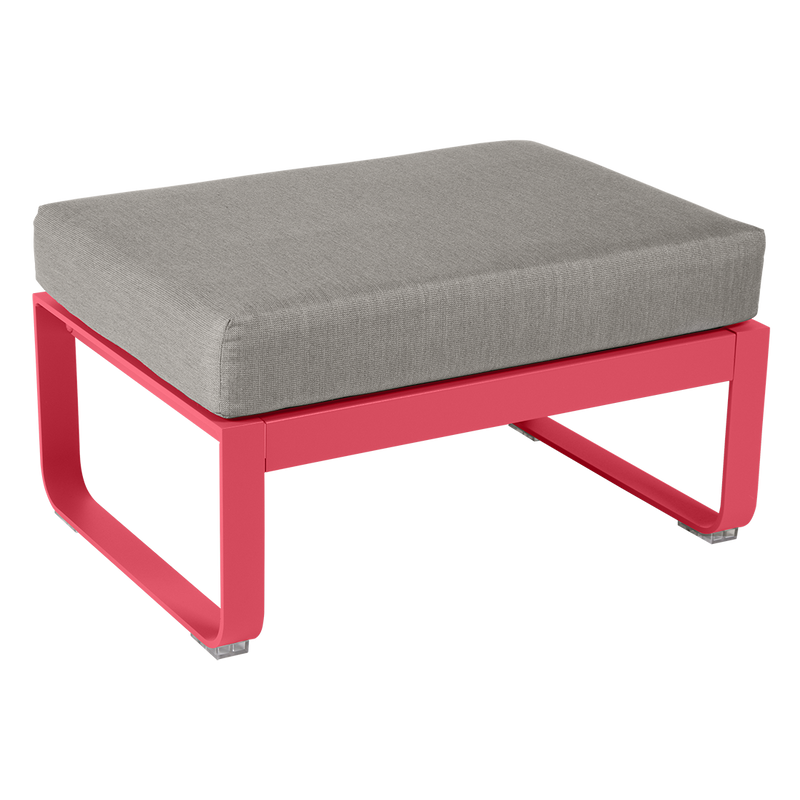 Load image into Gallery viewer, Fermob Bellevie 1-seater ottoman– Rosalie frame with Grey Taupe fabric cushions
