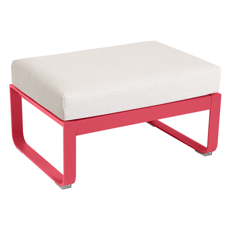Load image into Gallery viewer, Fermob Bellevie 1-seater ottoman– Rosalie frame with Pearl fabric cushions
