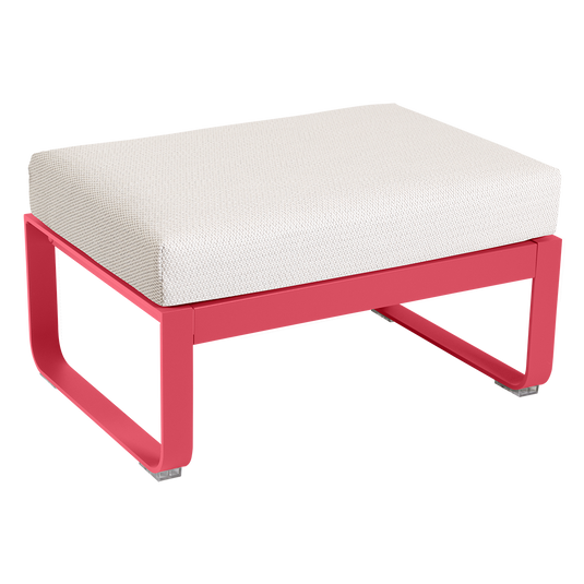Fermob Bellevie 1-seater ottoman– Rosalie frame with Pearl fabric cushions