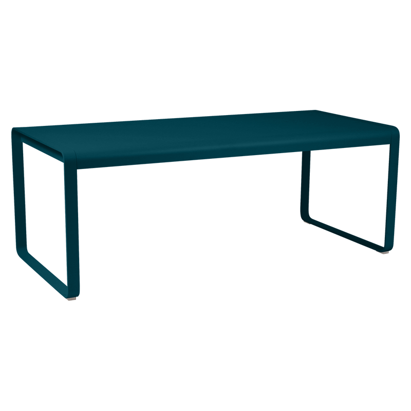 Load image into Gallery viewer, Fermob Bellevie 196 x 90 cm Outdoor Dining Table Eight Seater in Acapulco Blue
