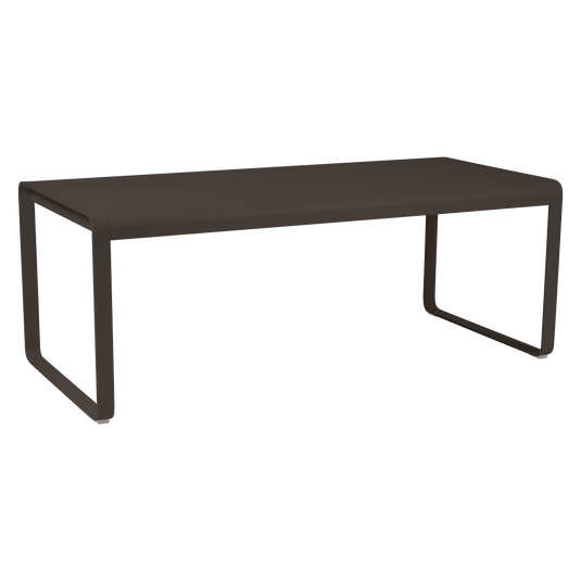 Fermob Bellevie 196 x 90 cm Outdoor Dining Table Eight Seater in Tonka