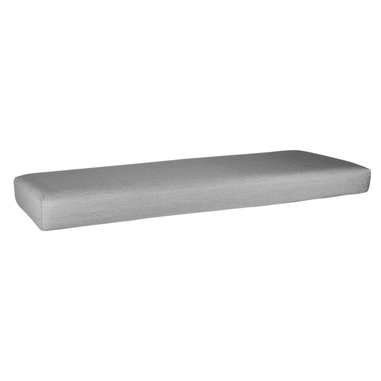 Fermob Bellevie 2-Seater Ottoman Cushion in Flannel Grey fabric