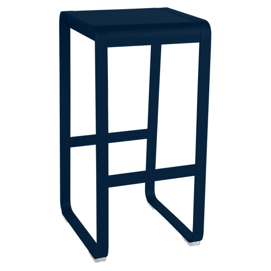 Fermob Bellevie Bar Stool High in Deep Blue