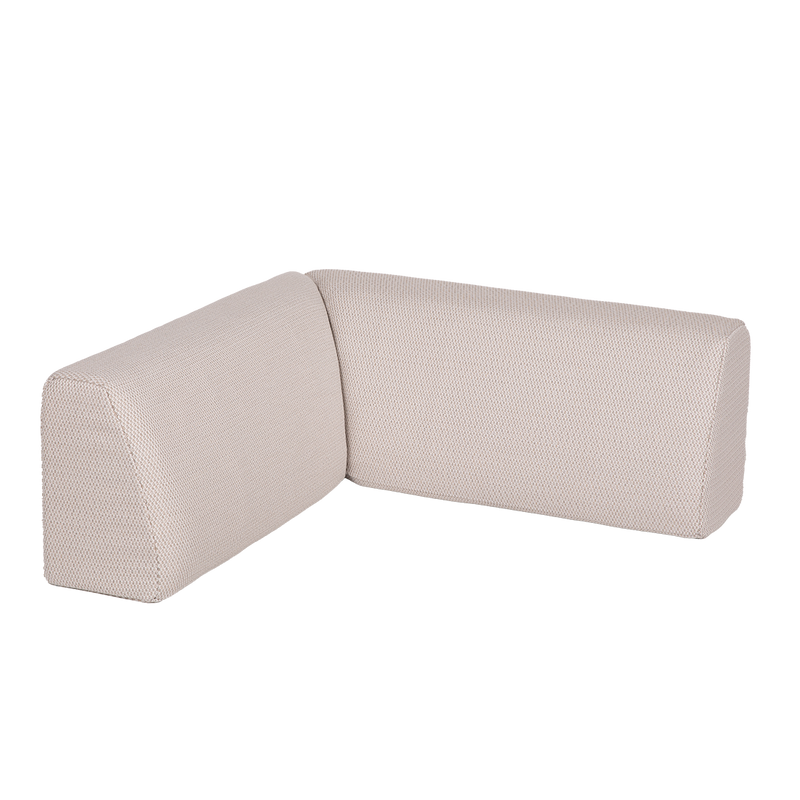 Load image into Gallery viewer, Fermob Bellevie Corner Cushion in Pearl fabric
