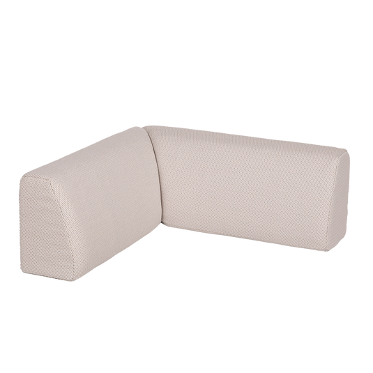 Fermob Bellevie Corner Cushion in Pearl fabric