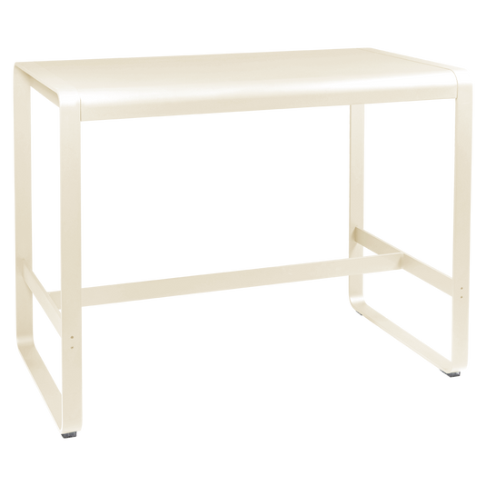 Fermob Bellevie High Table 140x80 cm in Latte Beige