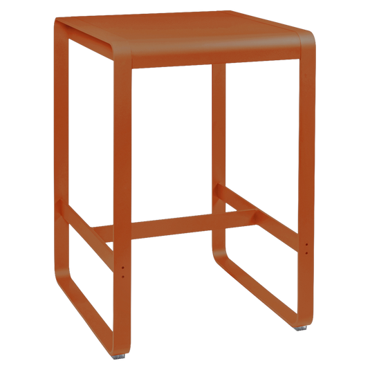 Fermob Bellevie High Table 74 x 80 cm in Candied Orange