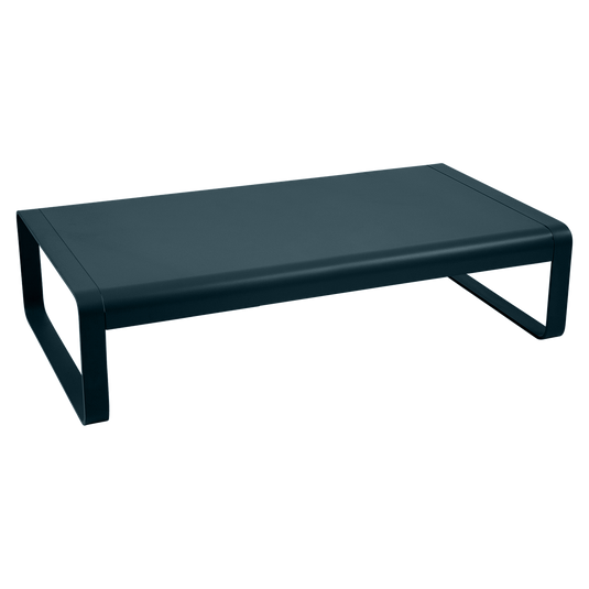 Fermob Bellevie Large Low Table 138 x 80 cm in Acapulco Blue