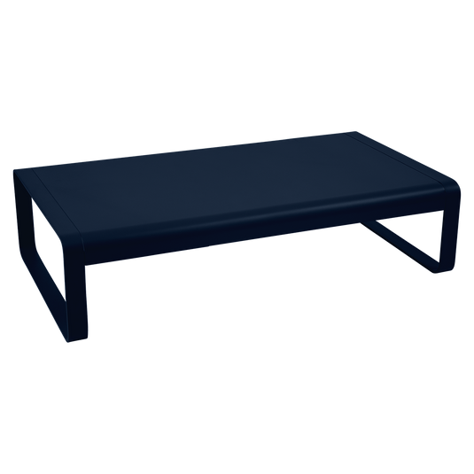 Fermob Bellevie Large Low Table 138 x 80 cm in Deep Blue
