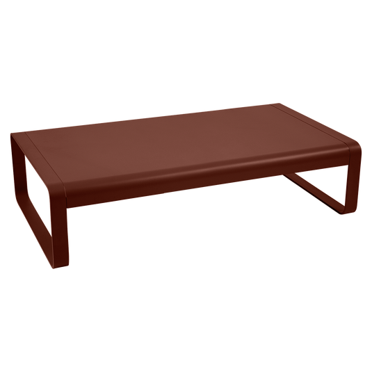 Fermob Bellevie Large Low Table 138 x 80 cm in Red Ochre