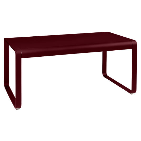 Fermob Bellevie Mid-Height Table 140 x 80 cm in Black Cherry