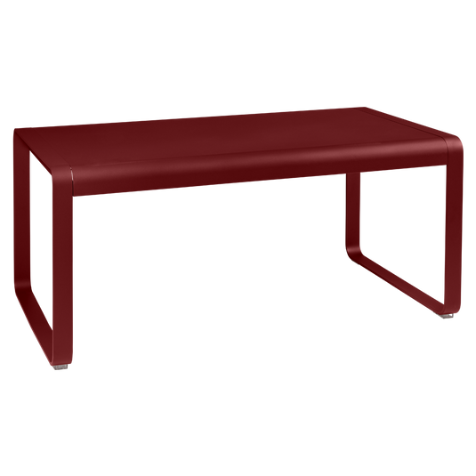 Fermob Bellevie Mid-Height Table 140 x 80 cm in Chilli