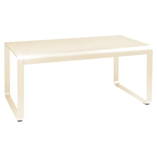 Fermob Bellevie Mid-Height Table 140 x 80 cm in Latte Beige