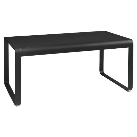 Fermob Bellevie Mid-Height Table 140 x 80 cm in Liquorice