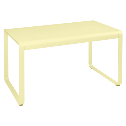 Fermob BELLEVIE Table 140 x 80 cm Four Seater in Frosted Lemon