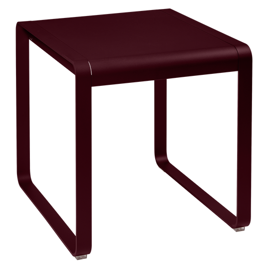 Fermob Bellevie Table 74 x 80 cm in Black Cherry
