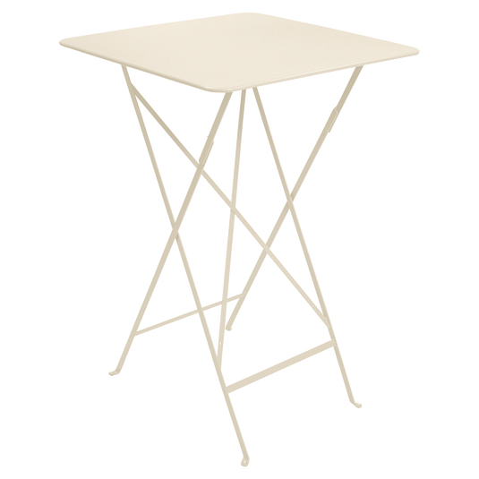 Fermob Bistro High Table 71 x 71 cm– Contract Folding Bar Table in Latte Beige
