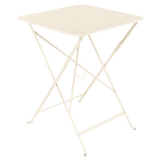 Fermob Bistro Table 57 x 57 Foldable in Latte Beige