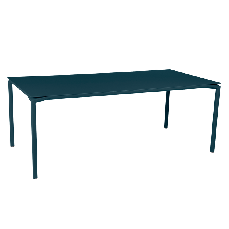 Load image into Gallery viewer, Fermob CALVI Rectangular Dining Table 195 x 95 cm Eight Seater in Acapulco Blue
