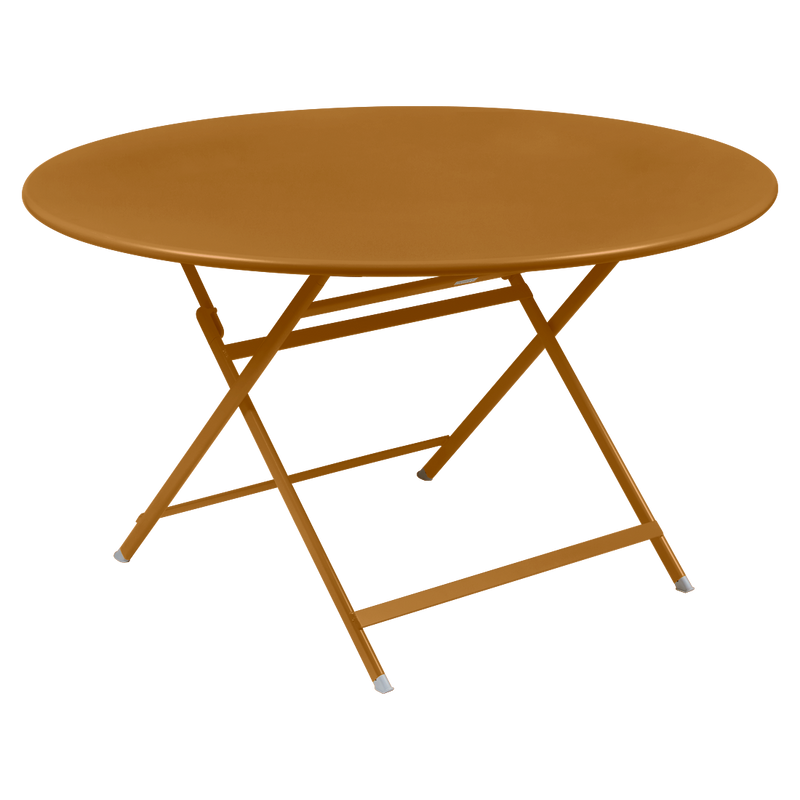 Load image into Gallery viewer, Fermob CARACTÈRE Foldable Table Ø128 cm Eight Seater in Gingerbread
