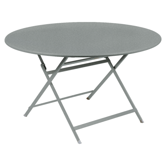 Fermob CARACTÈRE Foldable Table Ø128 cm Eight Seater in Lapili Grey