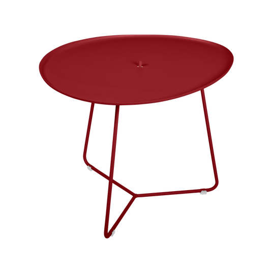 Fermob Cocotte Low Table 55 x 44.5 cm in Chilli