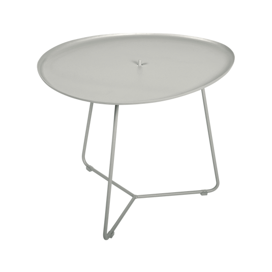 Fermob Cocotte Low Table 55 x 44.5 cm in Clay Grey
