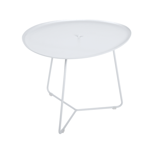 Fermob Cocotte Low Table 55 x 44.5 cm in Cotton White
