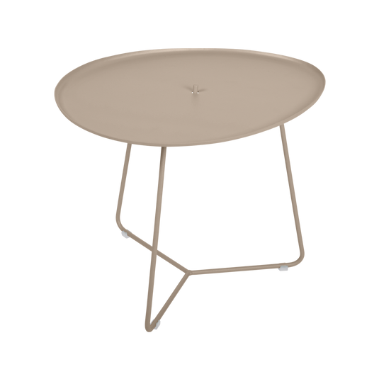 Fermob Cocotte Low Table 55 x 44.5 cm in Nutmeg