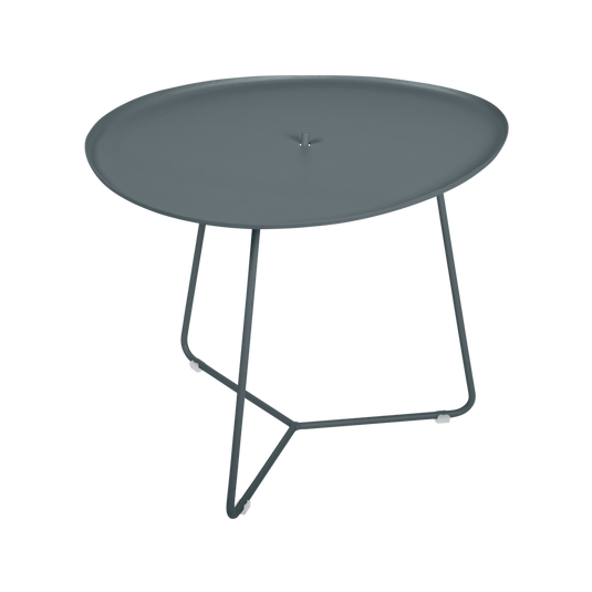 Fermob Cocotte Low Table 55 x 44.5 cm in Storm Grey
