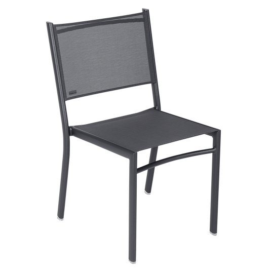 Fermob Costa Stacking Chair in Anthracite Stereo