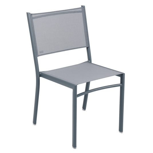 Fermob Costa Stacking Chair in Storm Grey Stereo