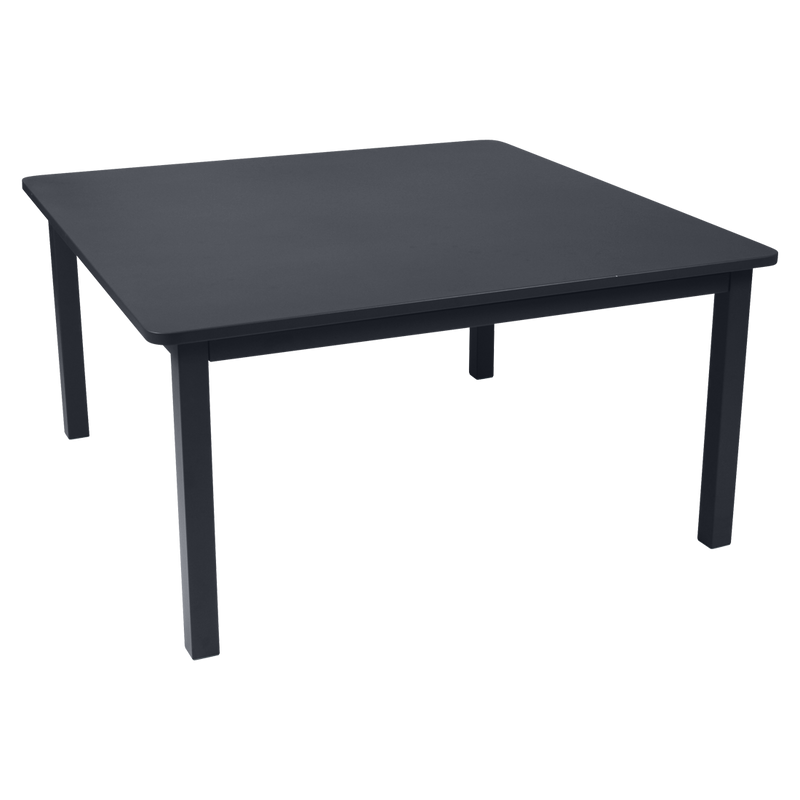 Load image into Gallery viewer, Fermob Craft Square Table 143 x 143 cm in Anthracite – large square garden dining table in powder-coated steel
