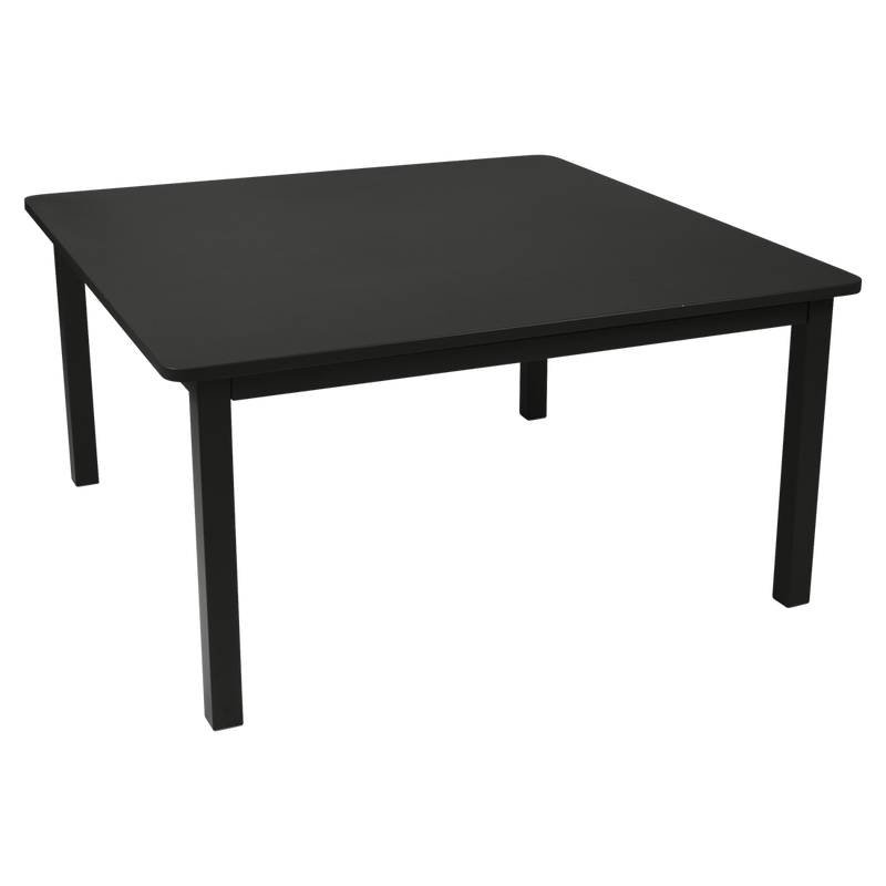 Load image into Gallery viewer, Fermob Craft Square Table 143 x 143 cm in Liquorice – large square garden dining table in powder-coated steel
