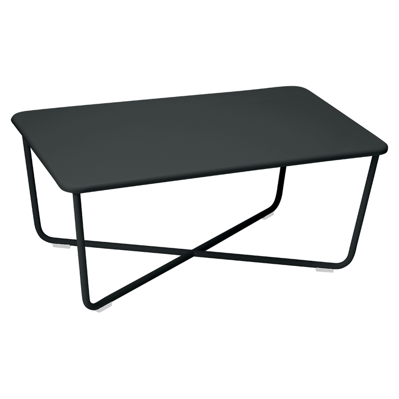 Load image into Gallery viewer, Fermob Croisette Low Table 97 x 57 cm in Anthracite – outdoor coffee table in powder-coated steel
