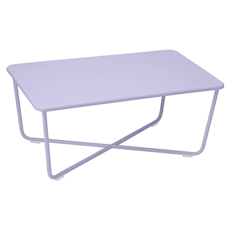 Load image into Gallery viewer, Fermob Croisette Low Table 97 x 57 cm in Marshmallow – outdoor coffee table in powder-coated steel
