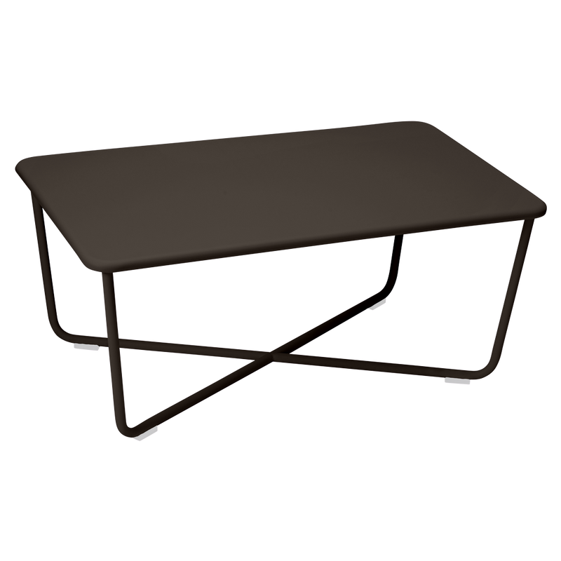 Load image into Gallery viewer, Fermob Croisette Low Table 97 x 57 cm in Tonka – outdoor coffee table in powder-coated steel
