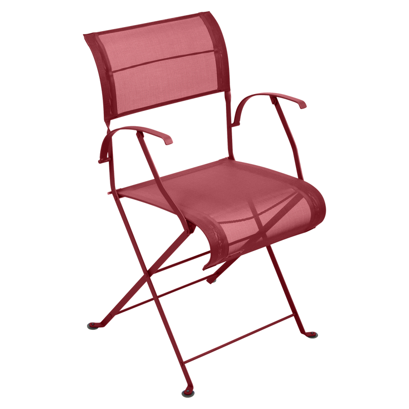 Load image into Gallery viewer, Fermob Dune Premium Folding Armchair in Chilli
