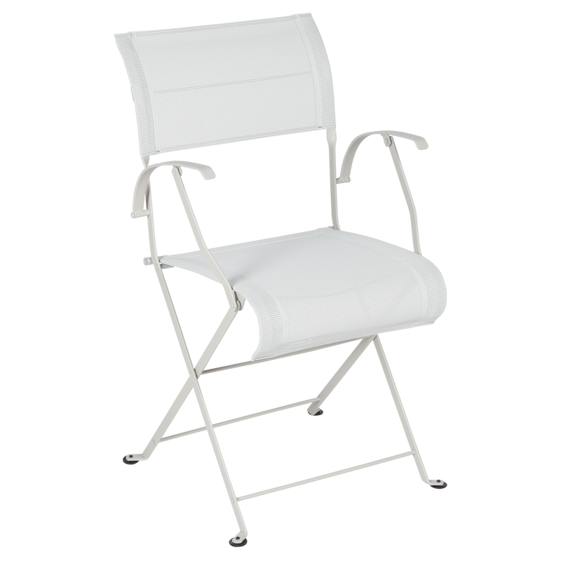 Load image into Gallery viewer, Fermob Dune Premium Folding Armchair in Clay Grey Stereo
