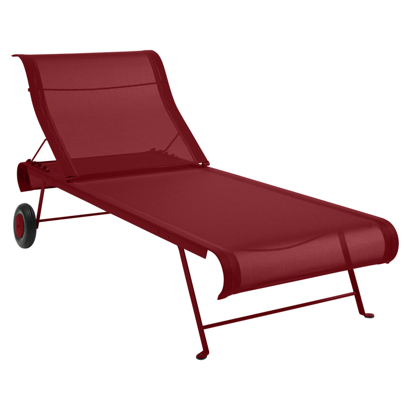 Load image into Gallery viewer, Fermob Dune Sunlounger in Chilli
