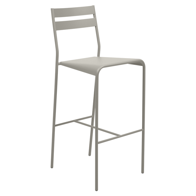 Load image into Gallery viewer, Fermob Facto Bar Chair in Clay Grey – outdoor bar chair in powder-coated steel

