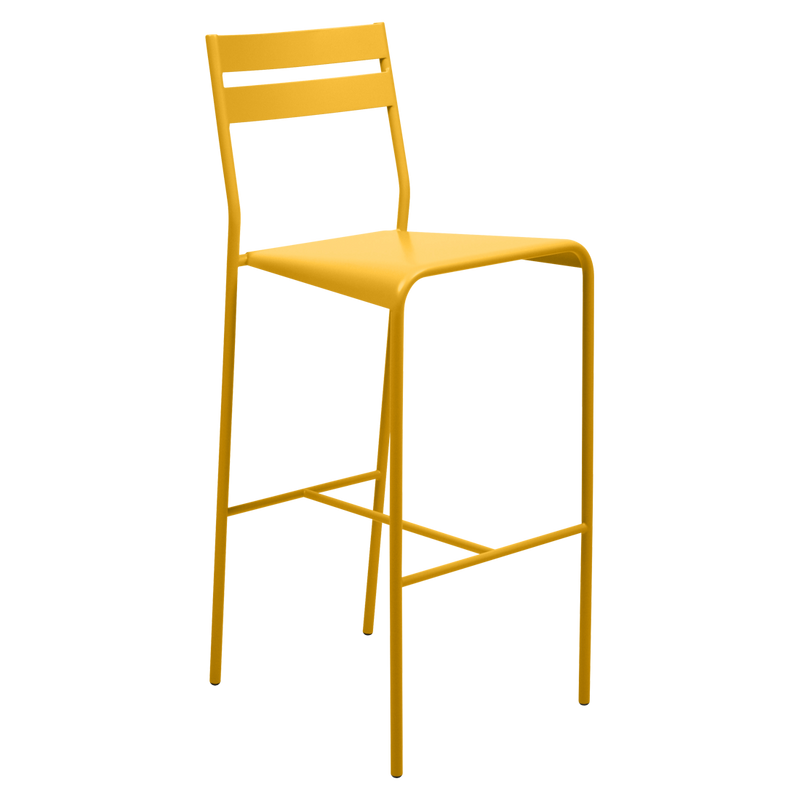 Load image into Gallery viewer, Fermob Facto Bar Chair in Honey – outdoor bar chair in powder-coated steel
