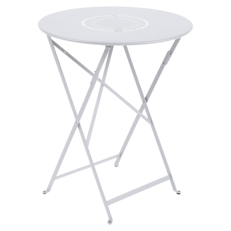 Load image into Gallery viewer, Fermob Floreal Folding Table Ø60 cm in Cotton White – folding bistro table in powder-coated steel
