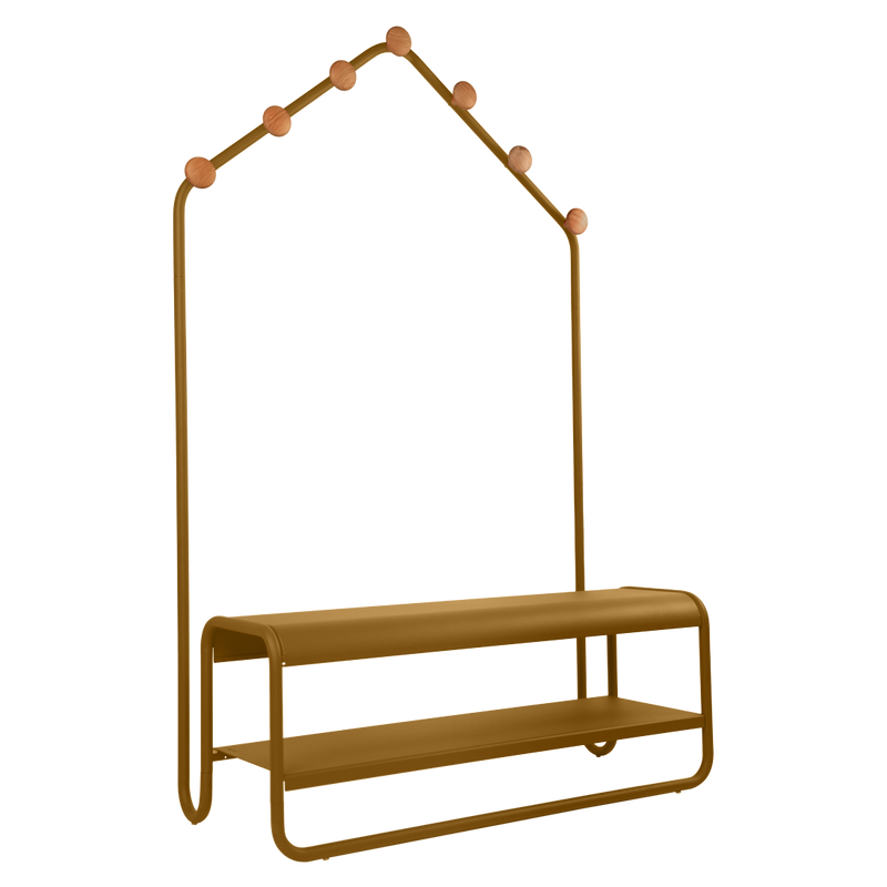 Load image into Gallery viewer, Fermob Funambule Cloakroom Bench in Gingerbread
