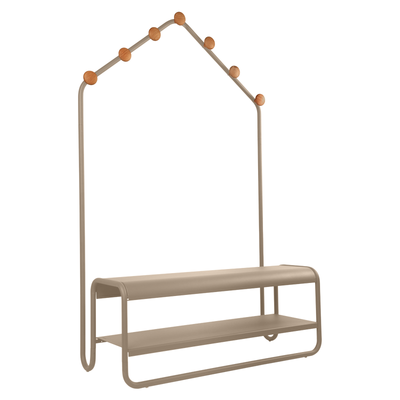 Load image into Gallery viewer, Fermob Funambule Cloakroom Bench in Nutmeg
