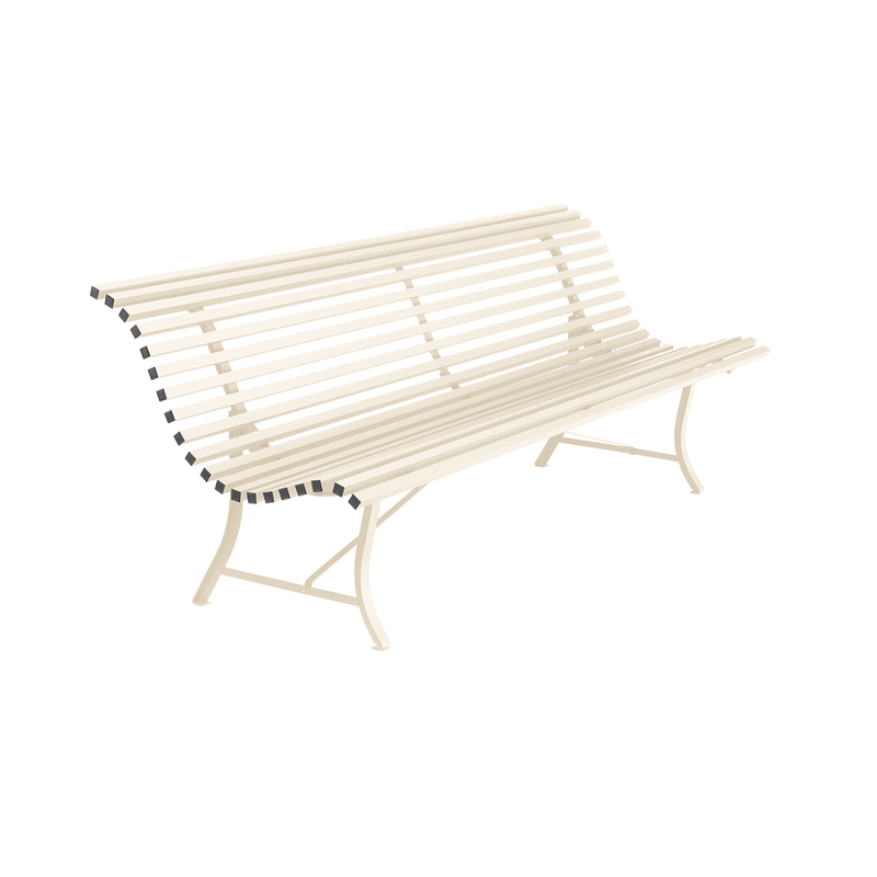 Load image into Gallery viewer, Fermob Louisiane 200cm Outdoor Bench 4 Seater in Latte Beige
