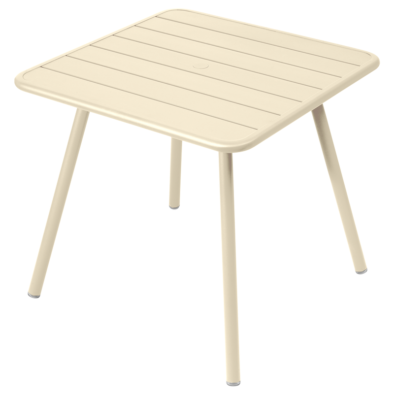 Load image into Gallery viewer, Fermob Luxembourg 4 leg table 80 x 80 in Latte Beige
